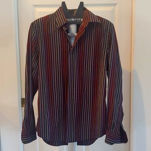 Express button down long sleeve dress shirt